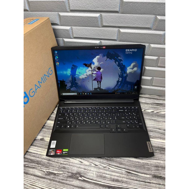 Ноутбук Lenovo IdeaPad Gaming 3-15 / AMD Ryzen™ 5 5600H / 16 GB RAM / SSD 256 GB / NVIDIA GeForce GTX 1650