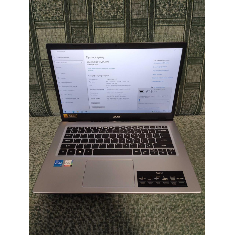Ноутбук Acer Aspire 5 A514-54 IPS i5-1135G7 8ГБ/256ГБ NVMe SSD new