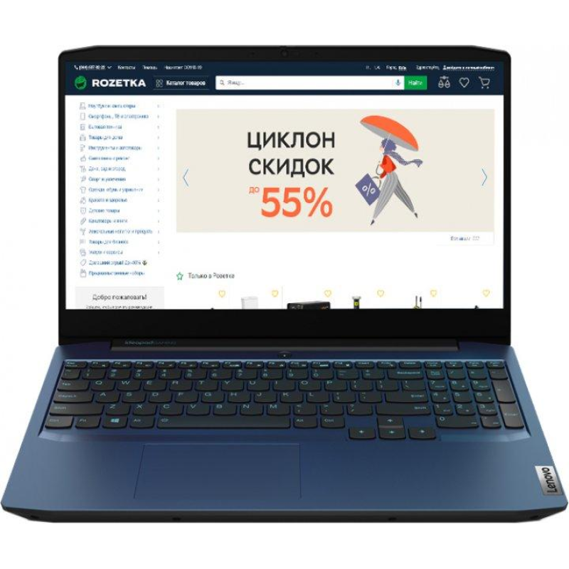 Ноутбук Lenovo IdeaPad Gaming 3 15ARH05 (82EY00GBRA) Chameleon Blue