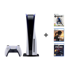 Sony PlayStation 5 (PS5) + Fifa 23 + Spider-Man + Last of Us