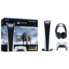 Консоль Sony PlayStation 5 Digital Edition (PS5) - God of War Ragnarok - Навушники PULSE 3D (чорні)