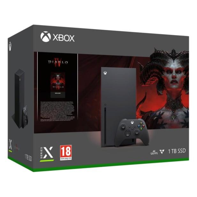 Ігрова консоль Microsoft Xbox Series X 1TB Black +Diablo IV