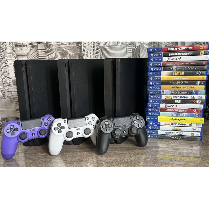 Ігрова приставка Sony Playstation 4 slim (PS4 Slim) 1Tb, вживана