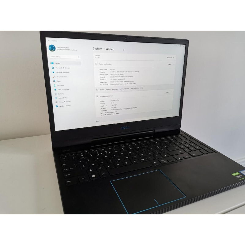 Геймерський ноутбук Dell G5 5590 - Intel Core i7-9750H/NVIDIA GeForce GTX 1660 Ti