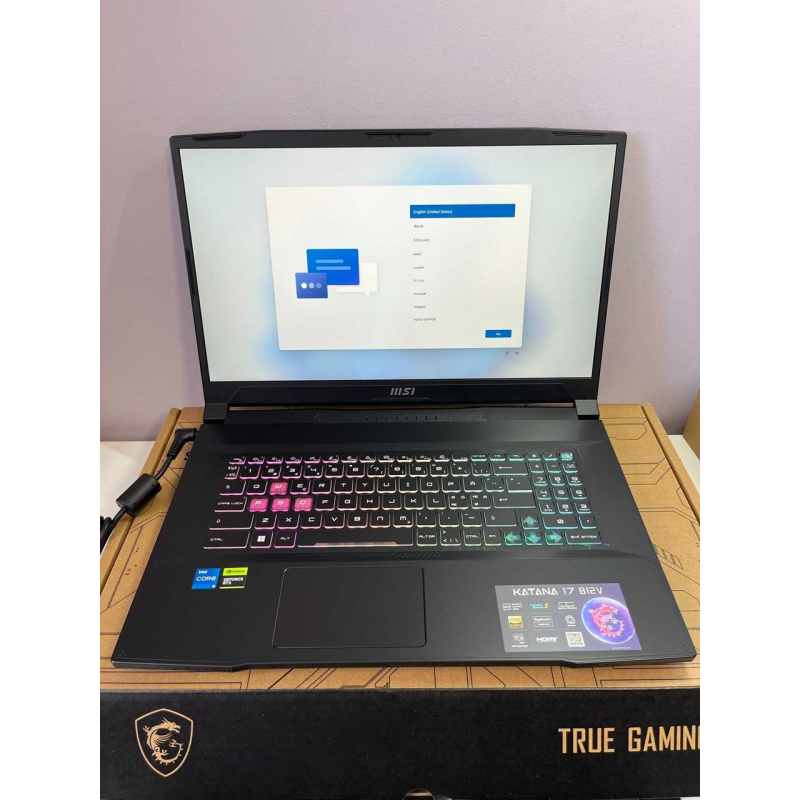 Ноутбук MSI Katana 17 - 17.3 / i5-12450H / 16ГБ DDR5-4800 / SSD 512 Gb / RTX 4060 8Gb