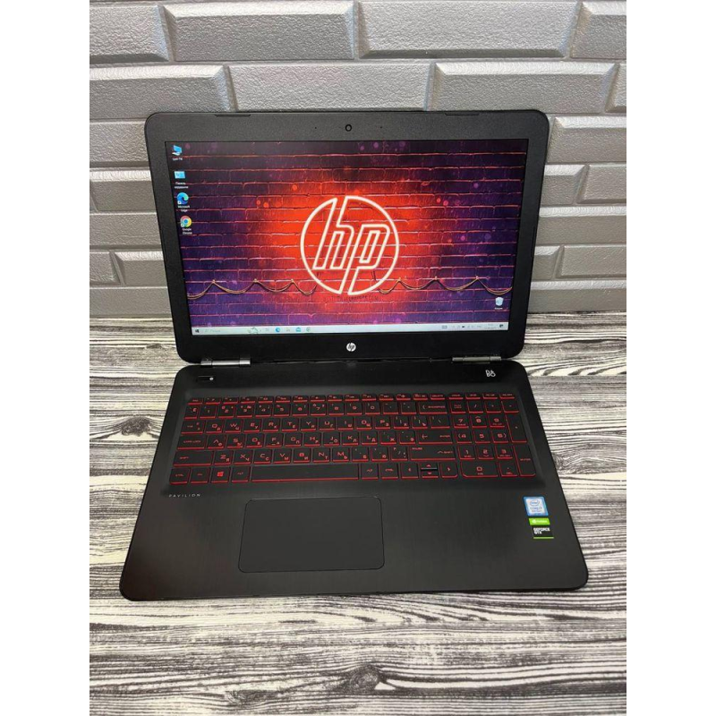 Ноутбук HP IPS 15,6 - i7-8750H / GTX1050Ti / 16Gb / SSD480Gb+SSD120Gb