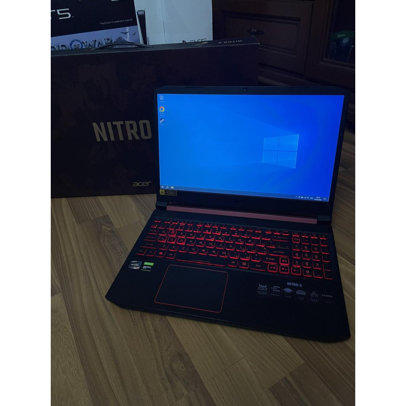 Геймерский ноутбук Acer Nitro5 -  Ryzen 5 3550H / 16гб / SSD 256гб+HDD 1000гб / GTX 1650