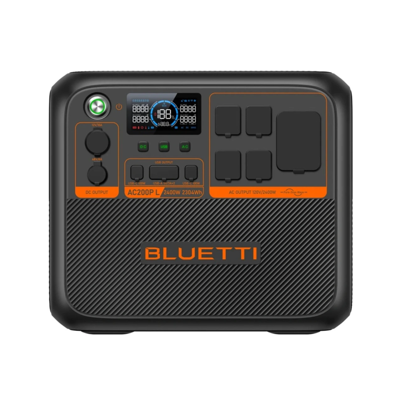 Зарядна станція Bluetti AC200PL, 2400 Вт, 2304 Вт/год (електростанція для дому, UPS, ДБЖ) EU