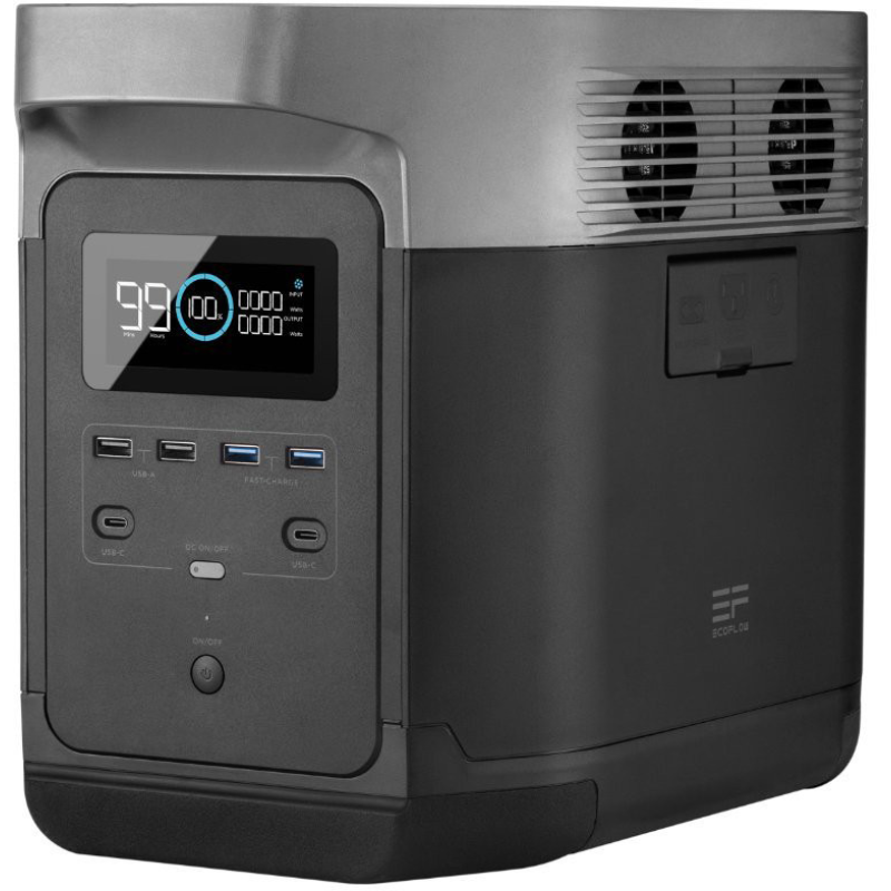 Зарядна станція EcoFlow DELTA 1260Wh, 350000mAh, 1800W (DELTA1300) refurbished