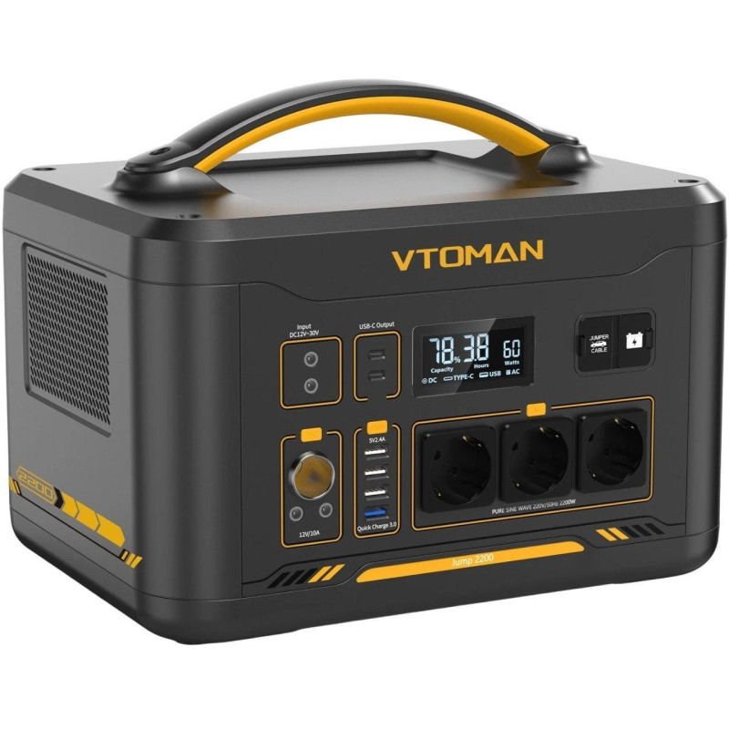 Зарядна станція Vtoman Jump 2200 2200W 1548Wh