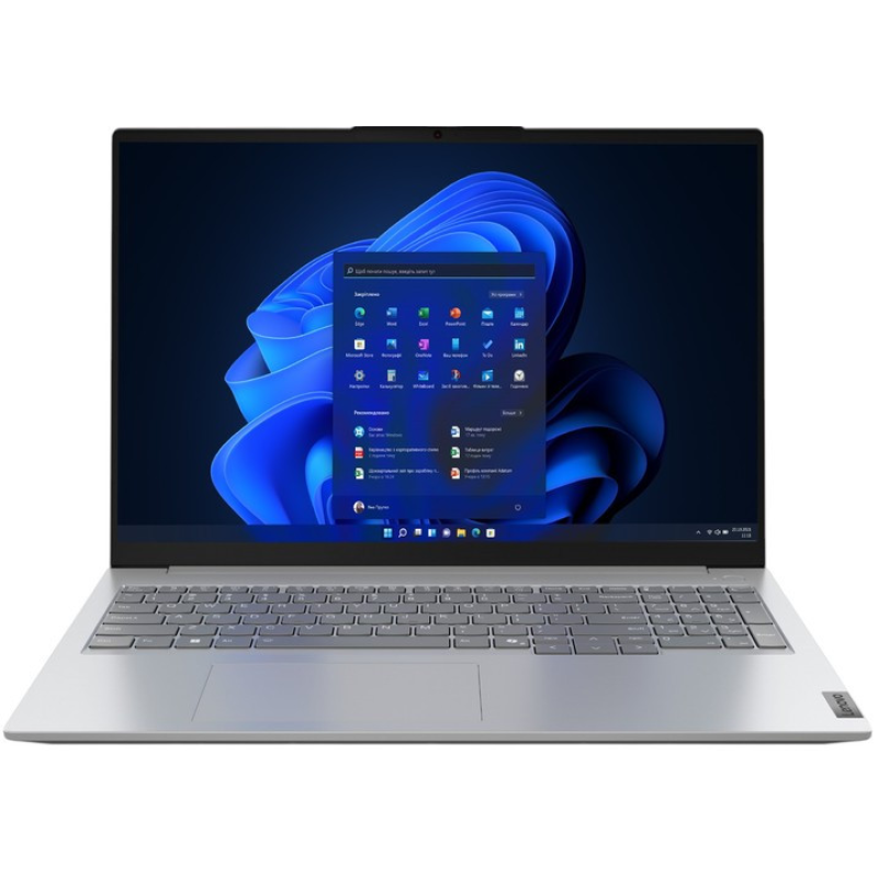 Lenovo ThinkBook 16 G7 ARP ноутбук для роботи з Ryzen 5 SSD 512 ГБ 16 ГБ RAM алюмінієвий Arctic Grey 16.1 дюйма бізнес-клас